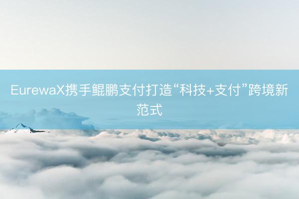 EurewaX携手鲲鹏支付打造“科技+支付”跨境新范式