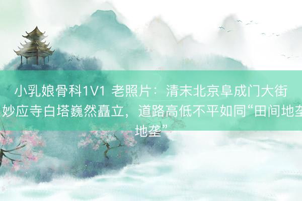 小乳娘骨科1V1 老照片：清末北京阜成门大街，妙应寺白塔巍然矗立，道路高低不平如同“田间地垄”